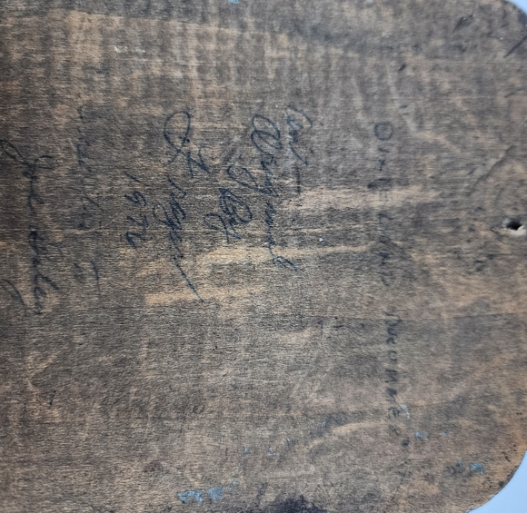 Folk Art Dixieland Drummer MaskHand Carved Signed FRAZER - Picture 6 of 7